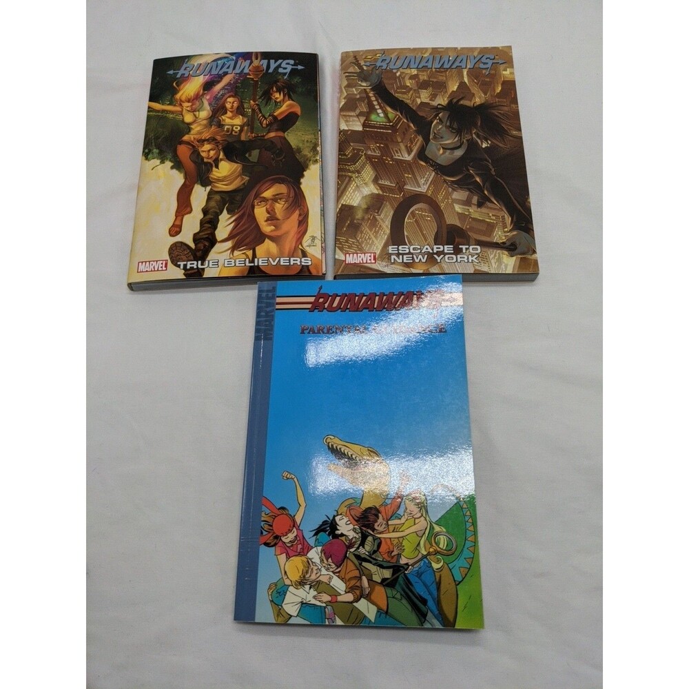 Lot Of (3) Marvel Runaways Graphic Novels 4 5 6